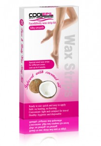 Cosmetics-Depilatory Waxing strips kit